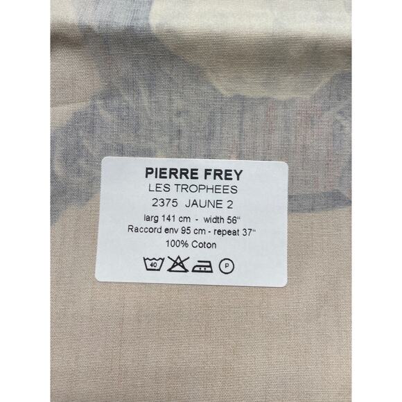 Pierre Frey "Les Trophees" fabric vintage swatch 27 х 34 - Picture 5 of 5